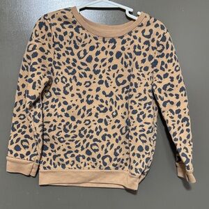Garanimals Leopard Print Kids Sweatshirt - Tan and Black